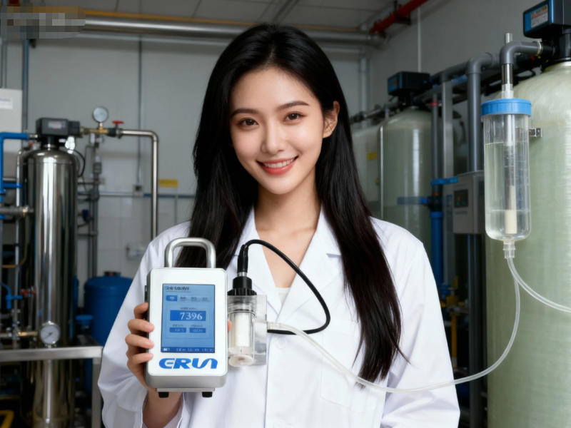 軟化水處理系統微量溶解氧測定現場